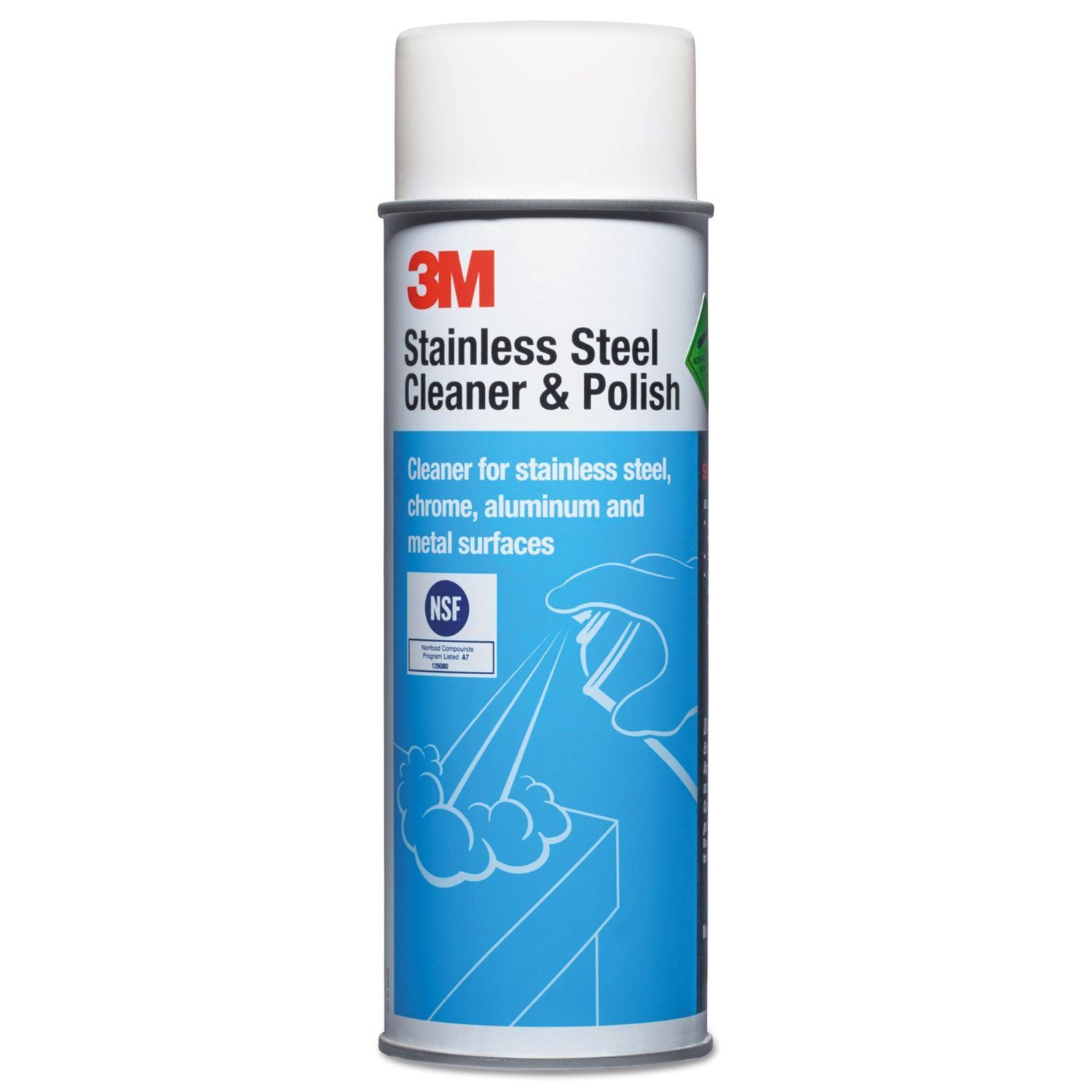 3M Stainless Steel Cleaner and Polish - Aerosol Front View