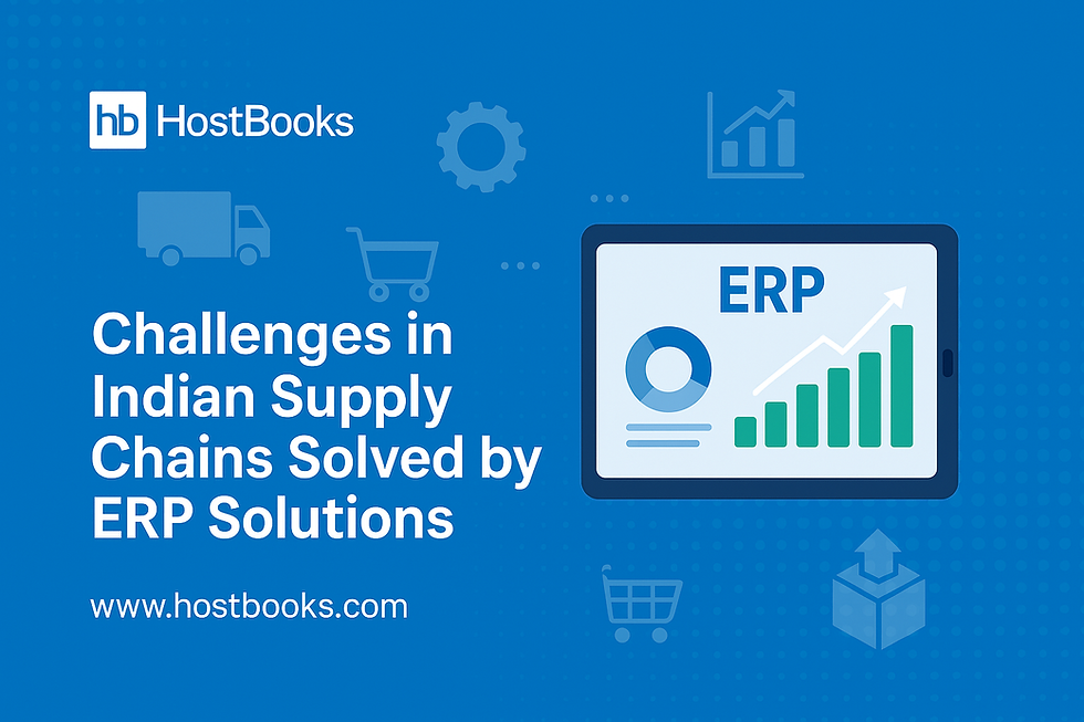 Challenges in Indian Supply Chains Solved by ERP Solutions
