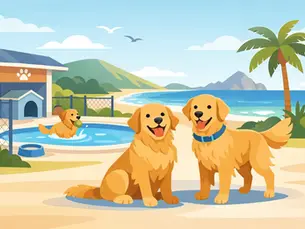 Dog Boarding Central Coast for Golden Retrievers