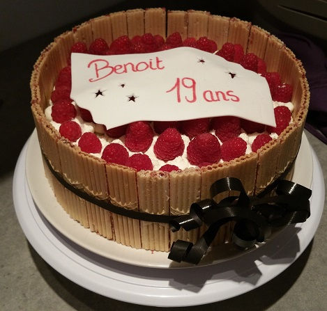 Gâteau Framboise