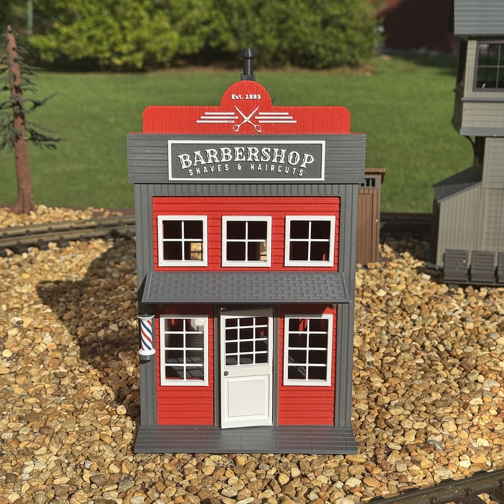 Thumbnail: Main Street Barbershop - G Scale - Red
