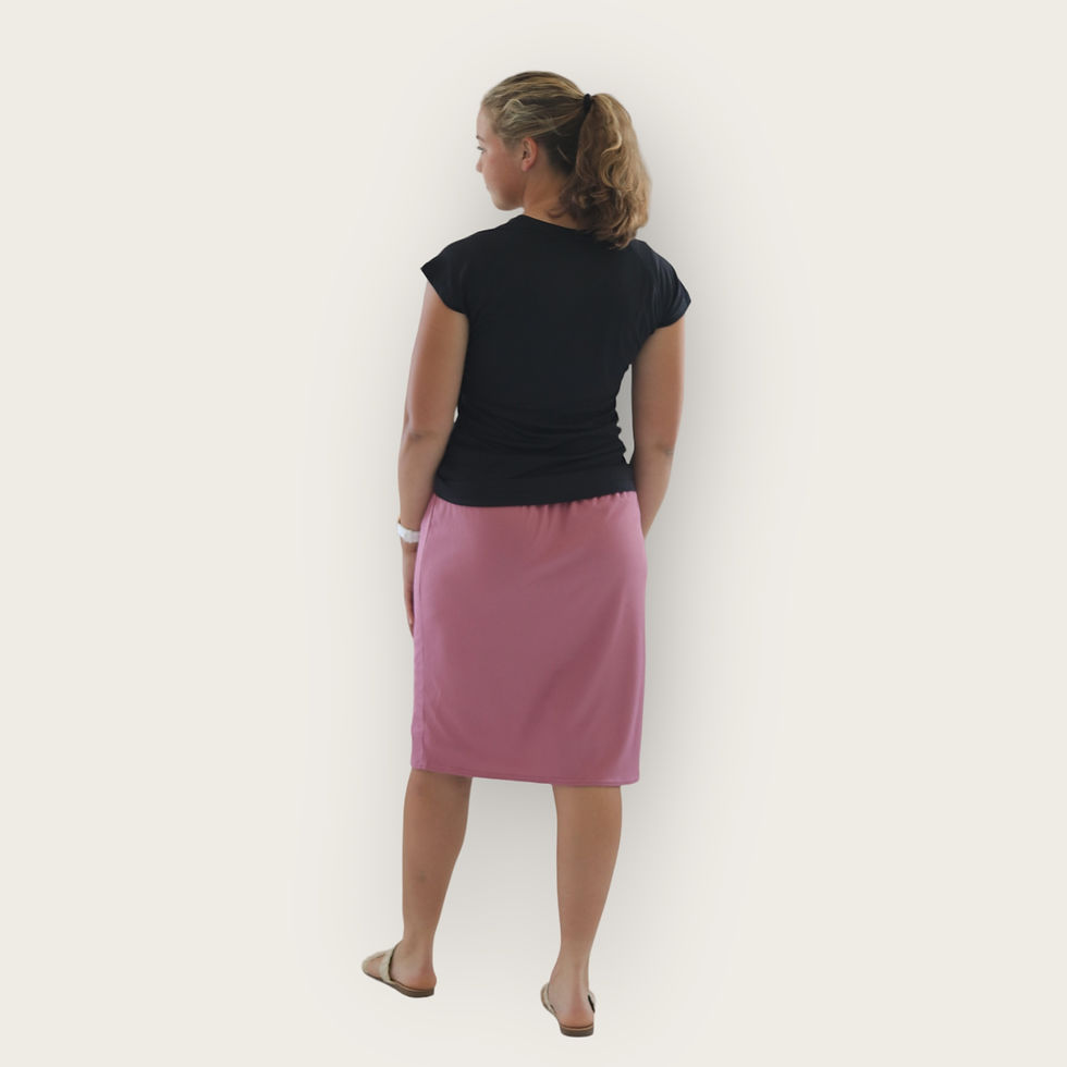 Thumbnail: Modern Skort -Small Ribbed Blush