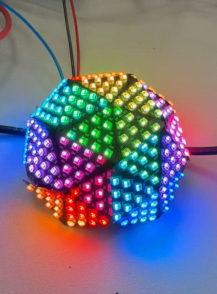 Arduino Light Ball Custom LED Balls: From Simple Glow to High-Density Pixel Mapping ...