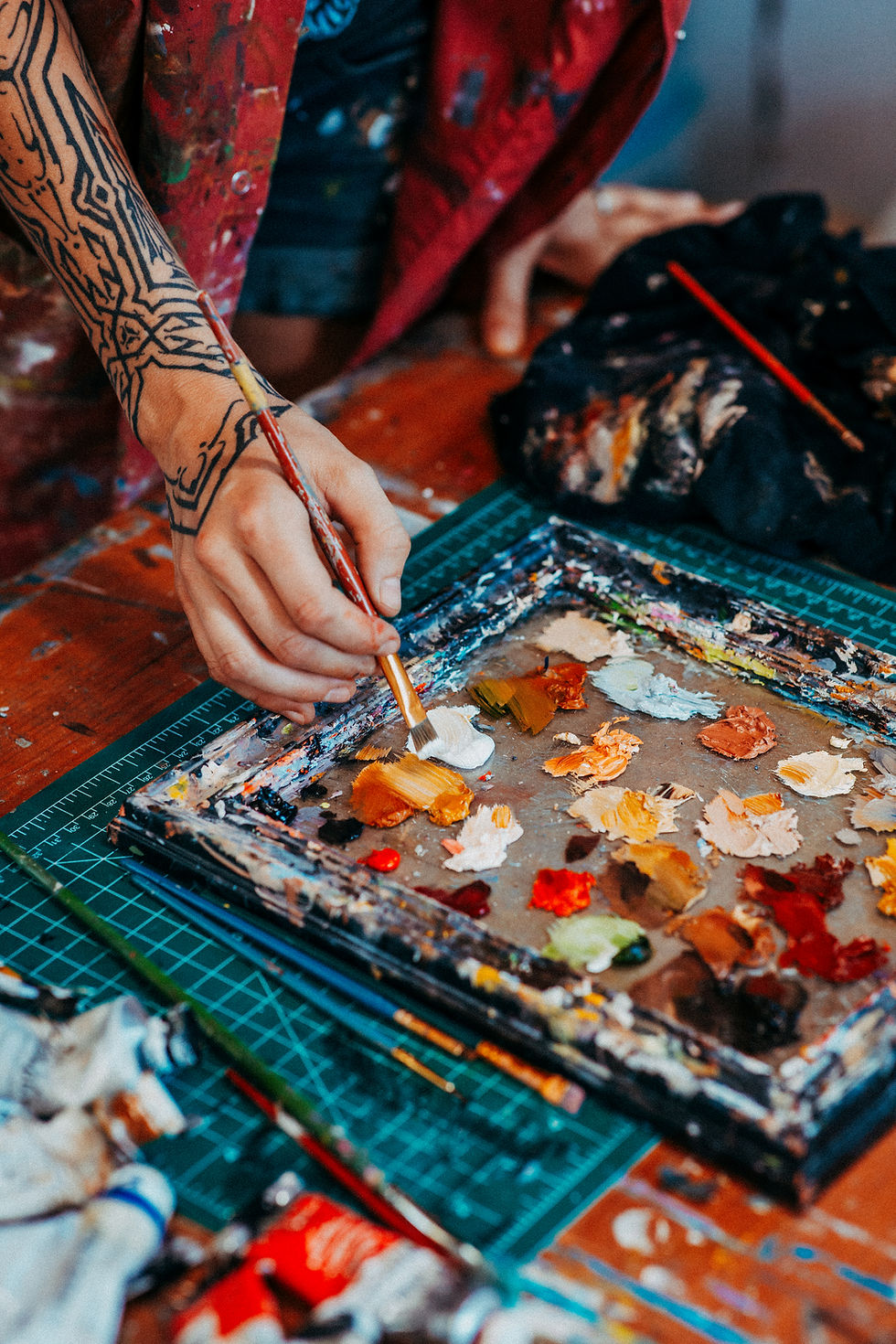 Sandra painting