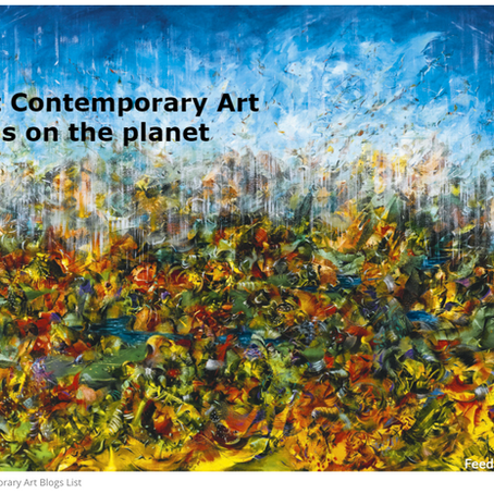 Awarded a Spot in the Top 50 Contemporary Art Blogs