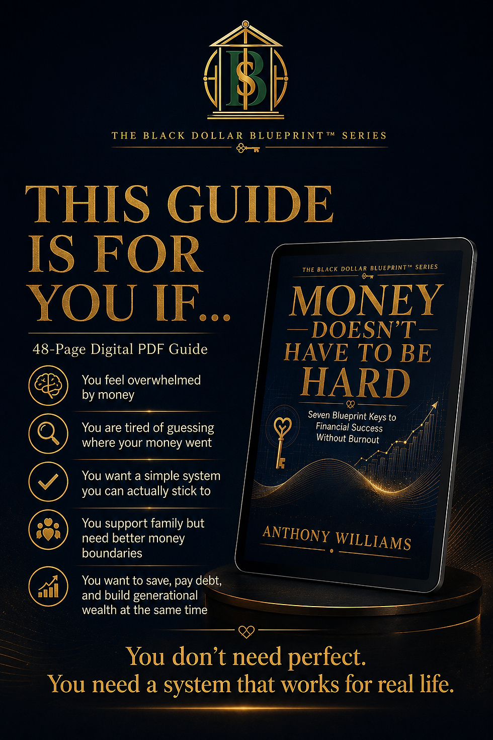 Organize personal money habits with the 69-page digital guide.