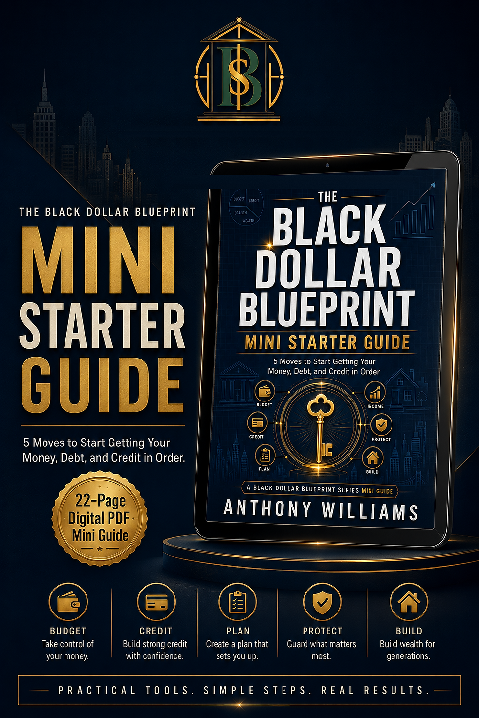 The Black Dollar Blueprint Mini Starter Guide interior page preview.
