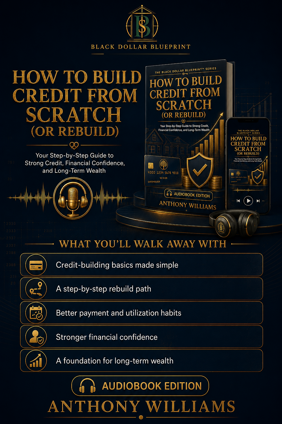 How to Build Credit From Scratch or Rebuild Audiobook