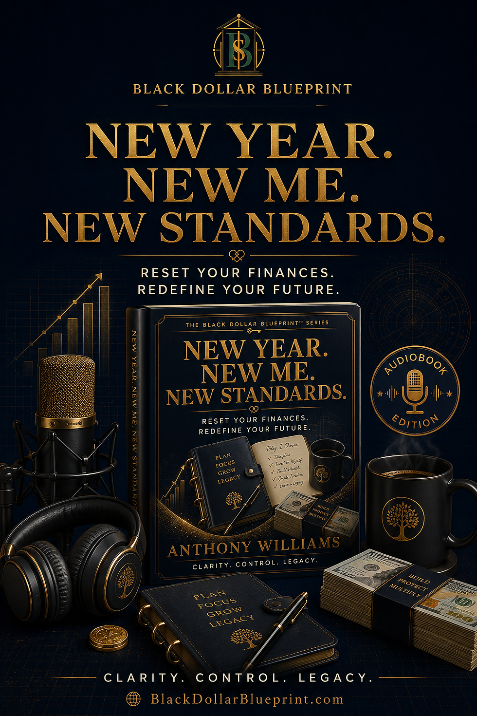New Year. New Me. New Standards. Audiobook by Anthony Williams