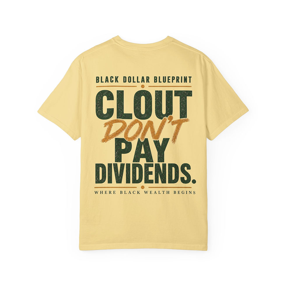 Thumbnail: Build Wealth, Not Followers Tee (unisex)