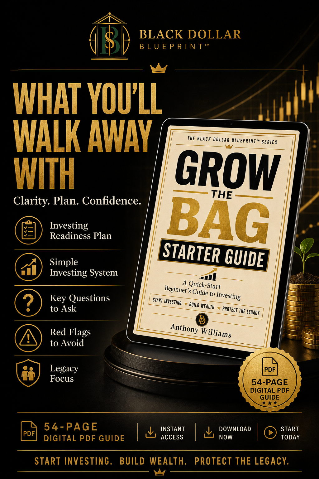 Grow the Bag Starter Guide covering beginner investing basics.