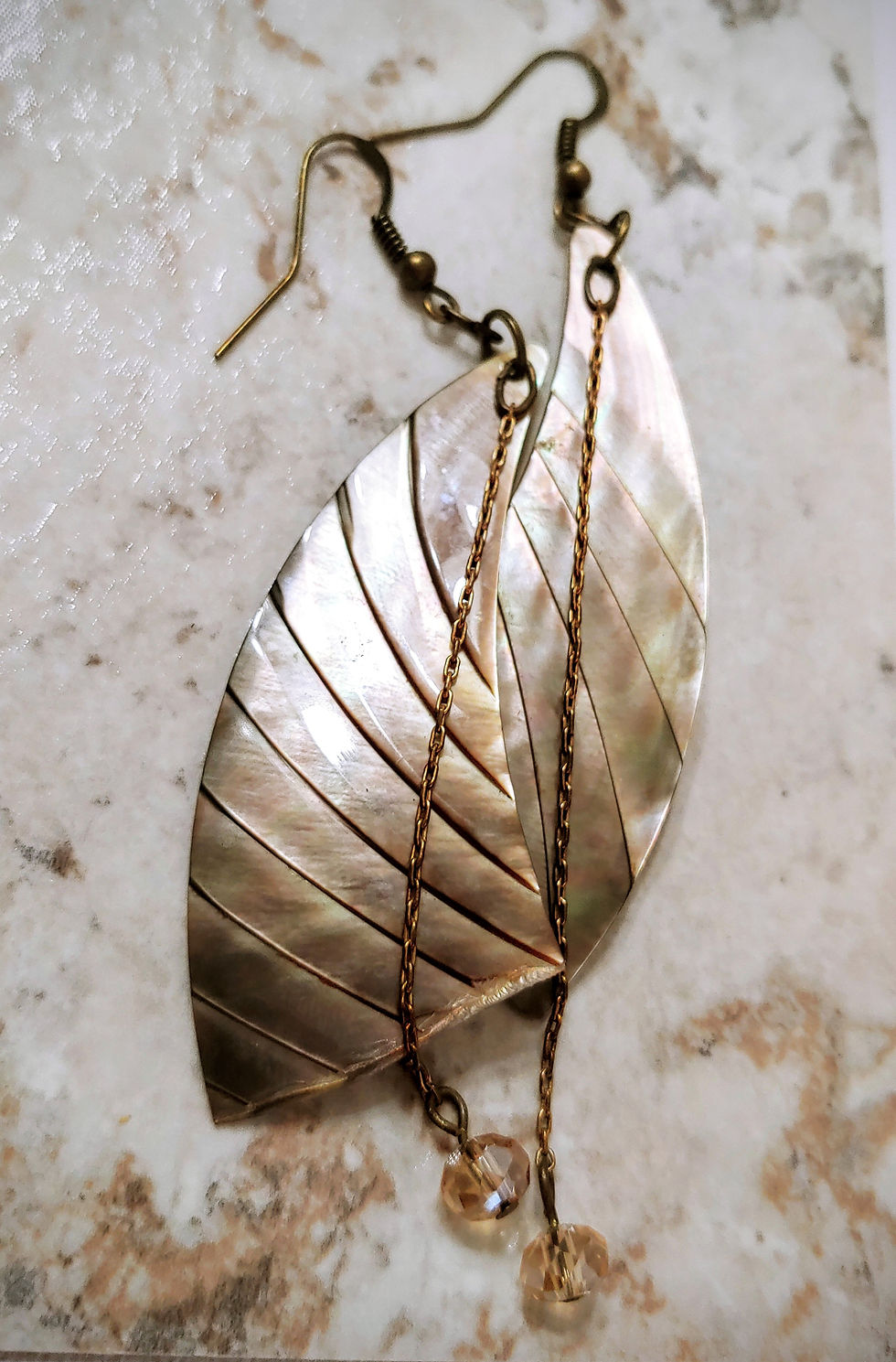 Thumbnail: Long & Lovely Shell Earrings