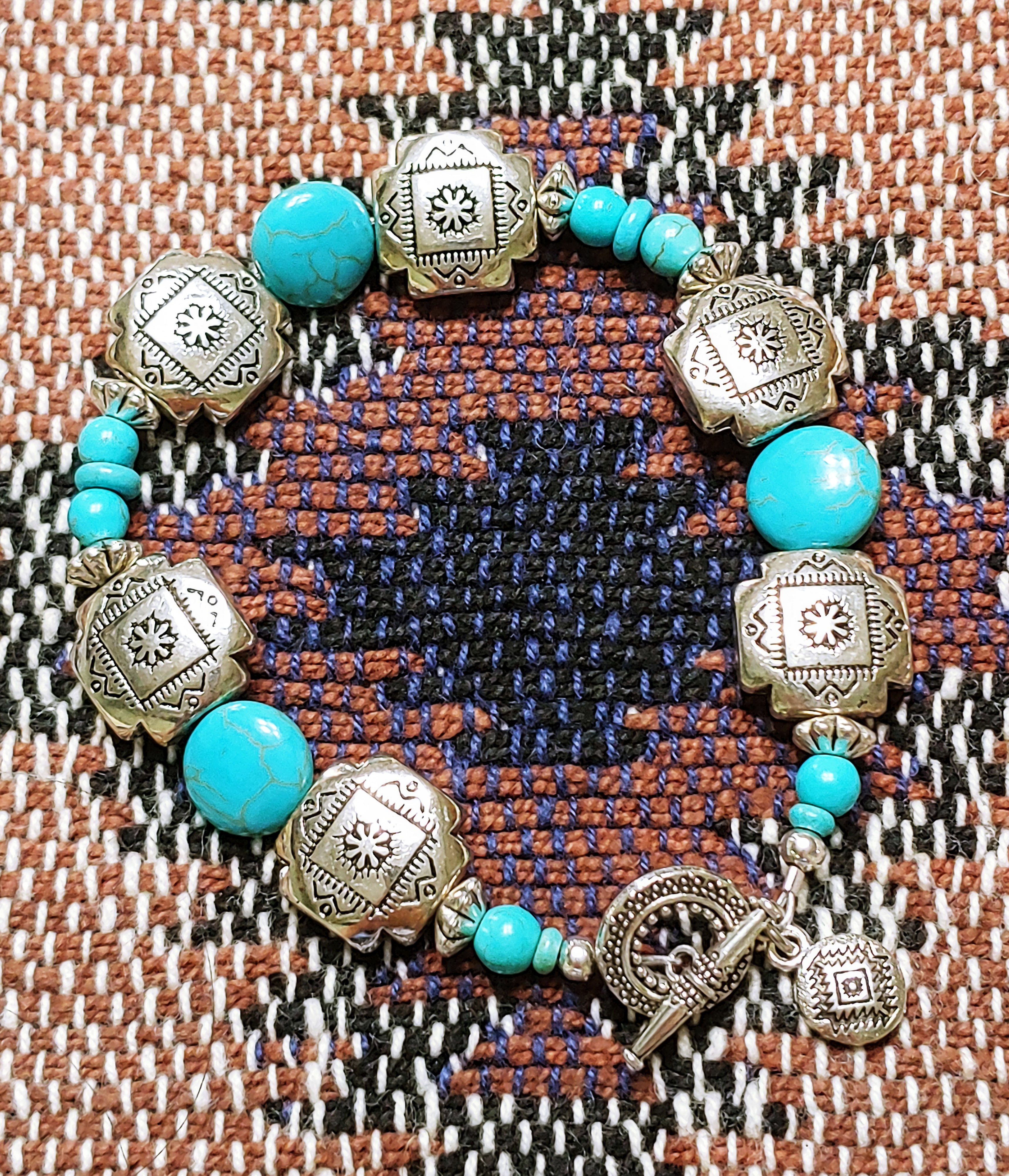 Turquoise & Silver Bracelet