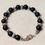 Thumbnail: Men's Black Onyx & Stainless Steel Bracelet