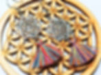 Thumbnail: "Flower of Life" Tassel Earrings