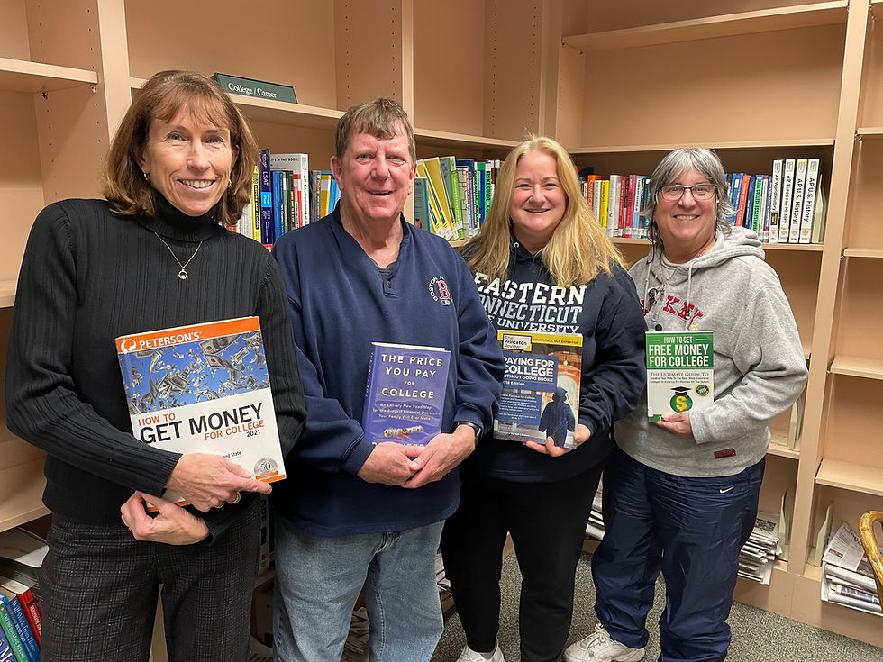Among the leaders of the Newington Student Assistance Fund are, from left, President Maura Stamm, Treasurer Neal Callahan, Vice President Colleen Boccaccio and Secretary Jeri Lynn Turkowicz. Photo by Mark Jahne