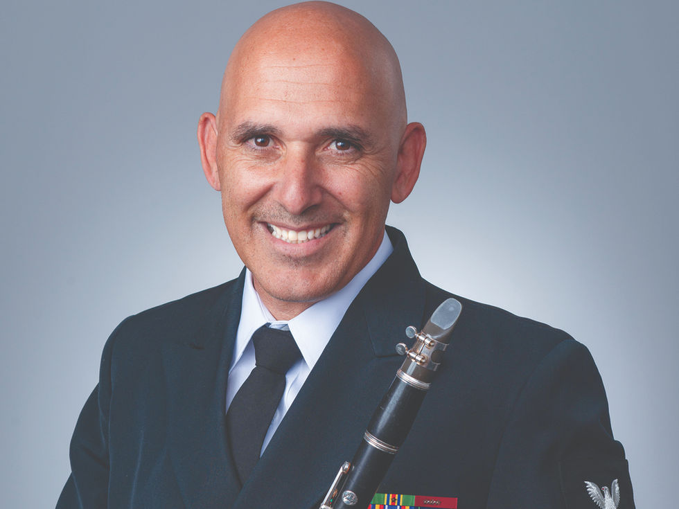 ‘Anchors Aweigh’: Giancarlo Bazzano plays in the U.S. Navy Band