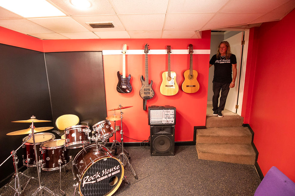 John McCarthy admires his latest dream come true, his third music school in the state. (submitted)