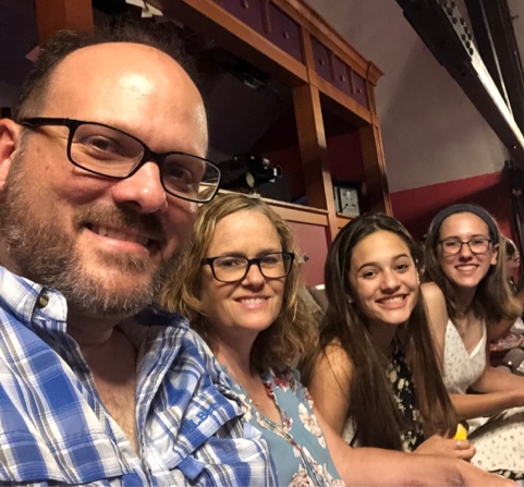 Michael, Terri, Jessica and Megan. Out of everything Michael did, he was most proud of his family.