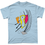Thumbnail: A T-shirt with an abstract design of three faces
