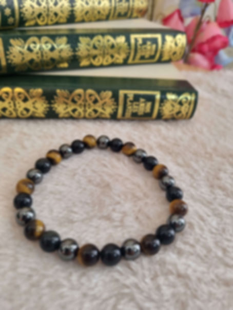 Bracelet Triple Protection (Perles 8mm)