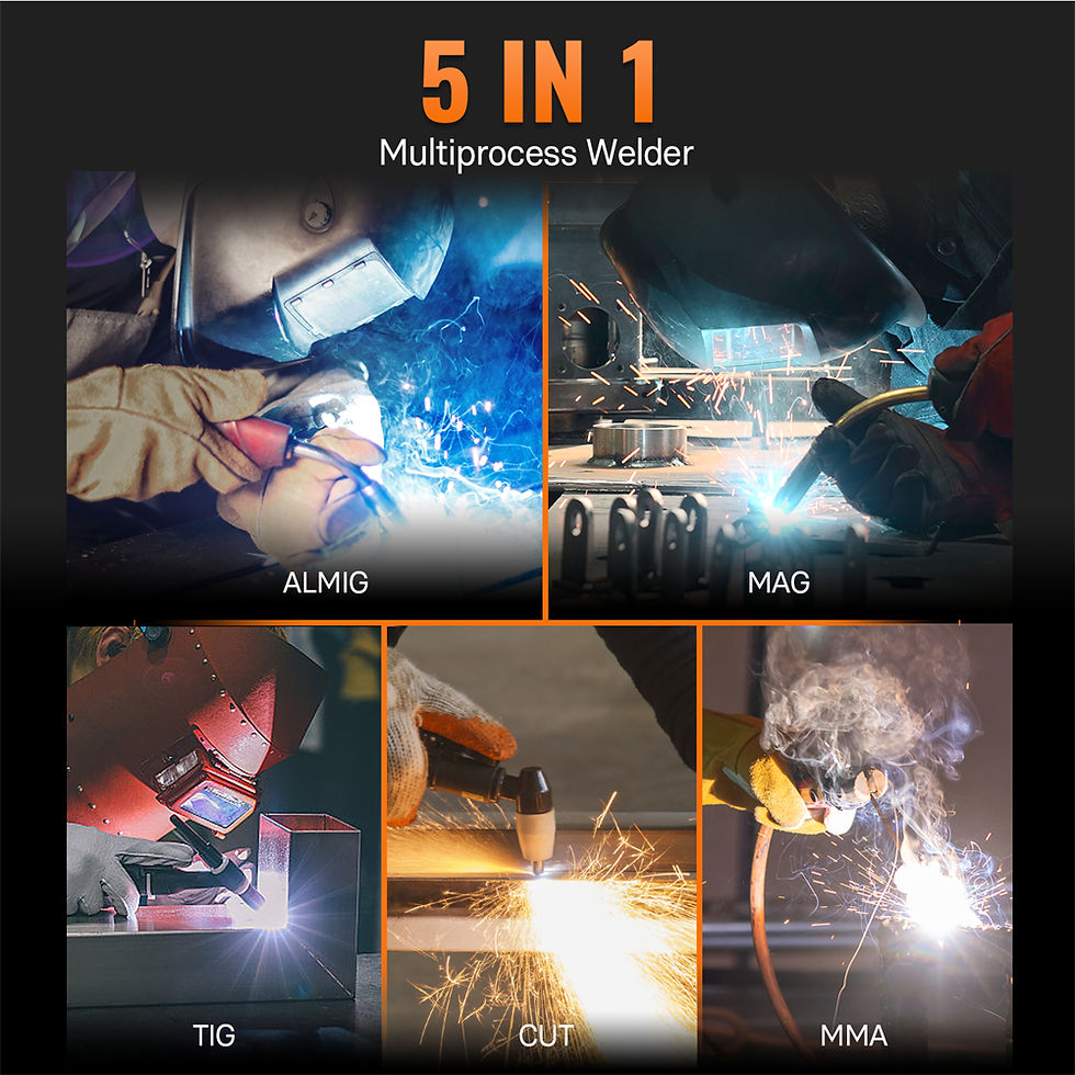 Thumbnail: HITBOX 270A 6 in 1 Aluminum Welding Machine MMA/Gas MIG/Gasless MIG/HF TIG/Cut D
