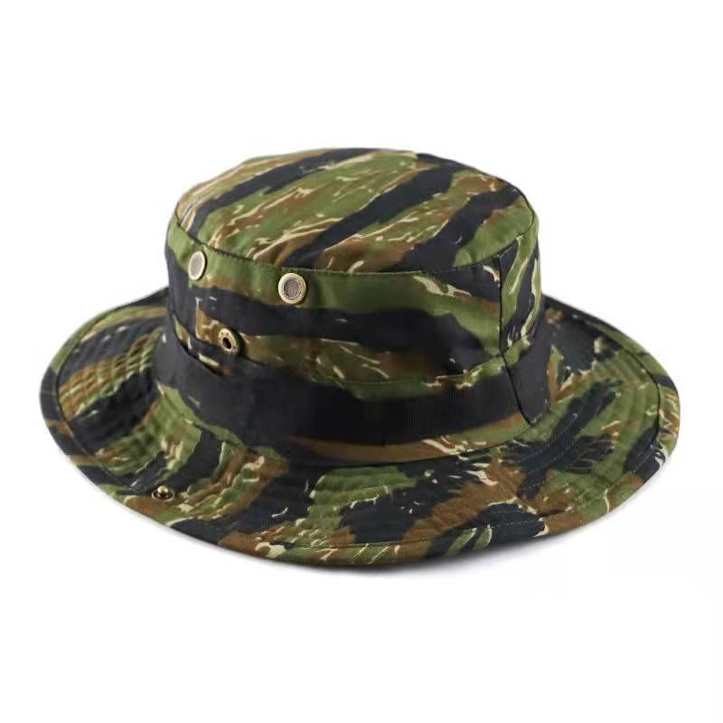 Thumbnail: Camouflage Bucket Hats Hunting Outdoor Hiking Fishing Sun Protector Fisherman Ca