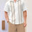Thumbnail: 2025 New Summer Men's Short Sleeve Shirt Hawaii Fashion Beach Shorts Patchwork S
