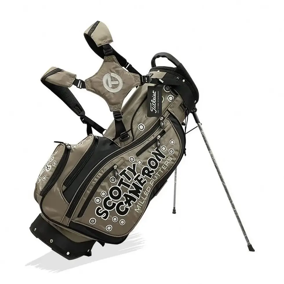 Thumbnail: Customized Waterproof Custom Logo Pu Leather Ball Golf Bag