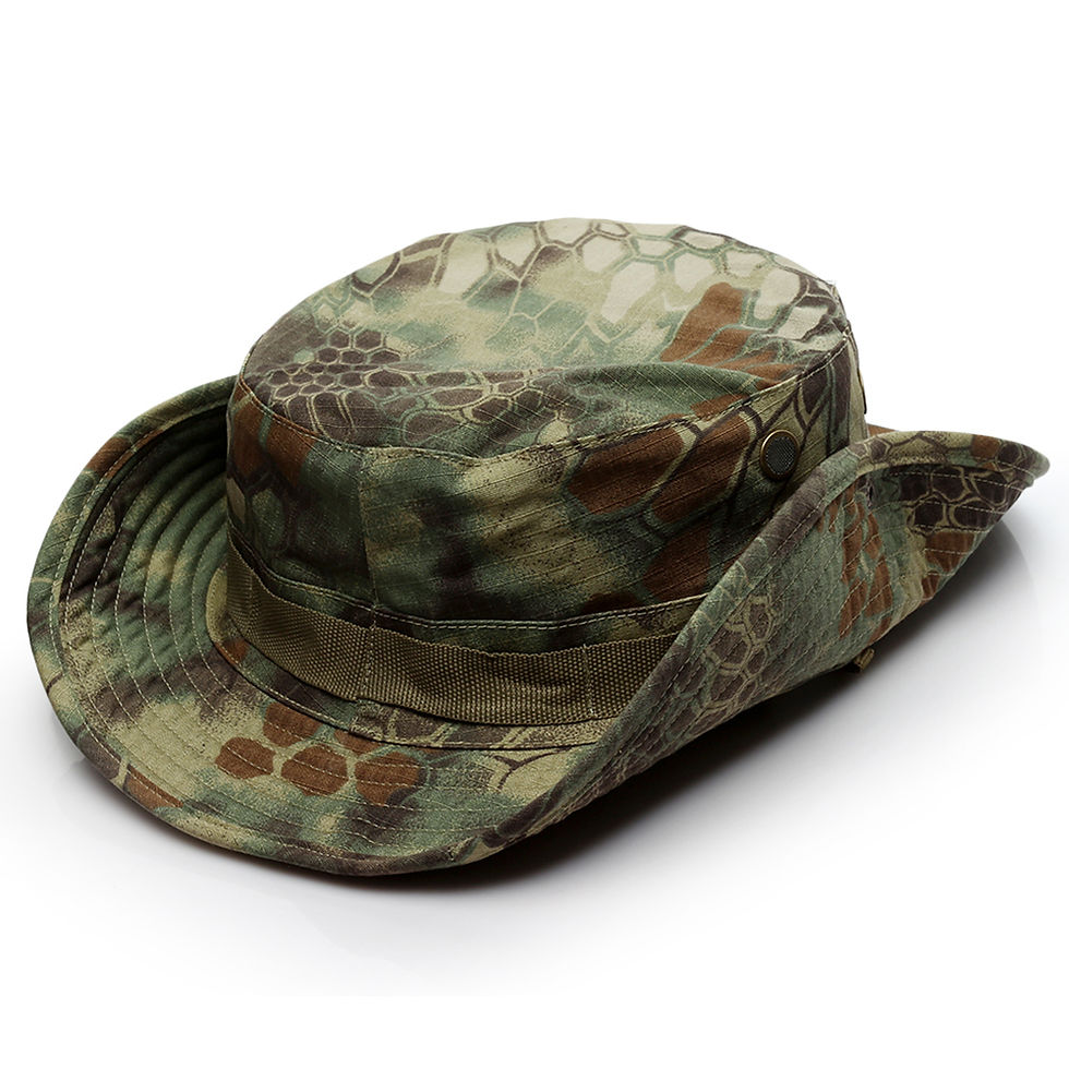 Thumbnail: Camouflage Bucket Hats Hunting Outdoor Hiking Fishing Sun Protector Fisherman Ca