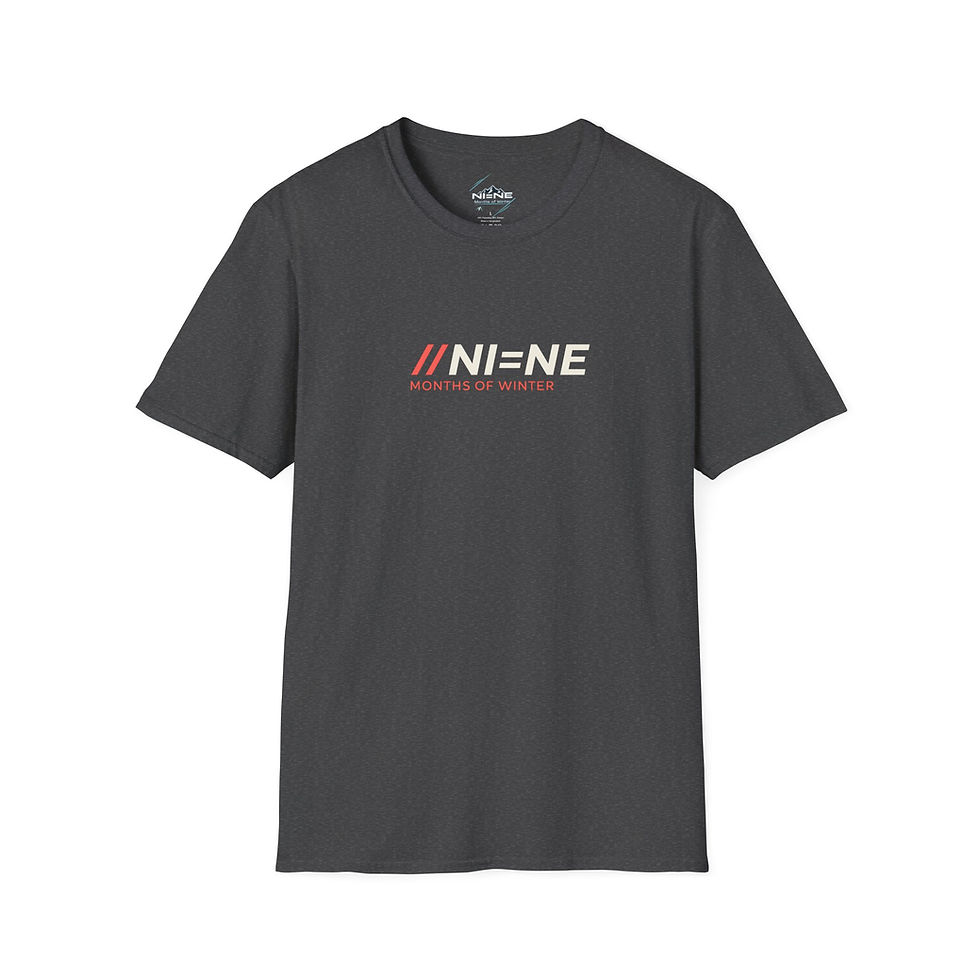 Thumbnail: Adrenaline Jones "NINE" Graphic T-Shirt — Retro Skateboard Chest & Back Print