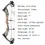 Thumbnail: 19-70LBS Compound Bow Set with Accessories Archery Adjustable Draw Length IBO 32
