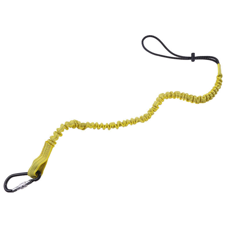 Thumbnail: Safety Bungee Tether Tool Lanyard With Carabiner Hook Climbing Working Anti-Fall
