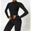 Thumbnail: Zipper Yoga Rompers Long Sleeved One-piece Women's Sportswear Gym Jumpsuits Work