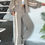 Thumbnail: Autumn Winter Women's New Hoodie Suit Y2K Striped Zipper Loose Fit Jacket Outwea