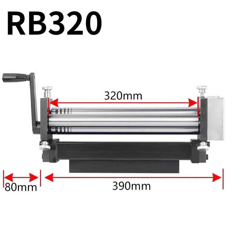 Thumbnail: RB320/RB160 Slip Roller Machine Manual Bending Machine Home DIY Tool,for Sheet M