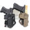 Thumbnail: Tactical Movable Holsters for GL17 with Flashlight or Laser Mount Right Hand Wai