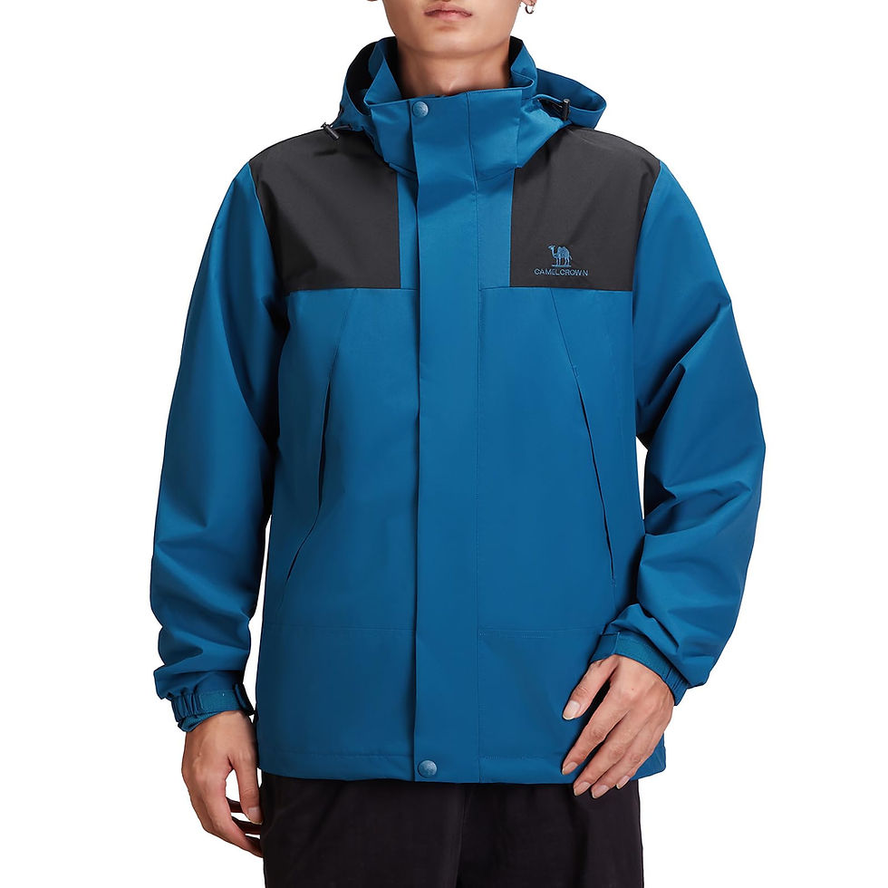 Thumbnail: GOLDEN CAMEL Men's Rain Jackets Waterproof with Hood Lightweight Softshell Singl