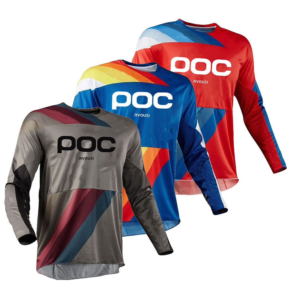 Thumbnail: Rvouei Poc Enduro Men's Jersey Off-Road DH Motorcycle Breathable Sweatshirt MTB 