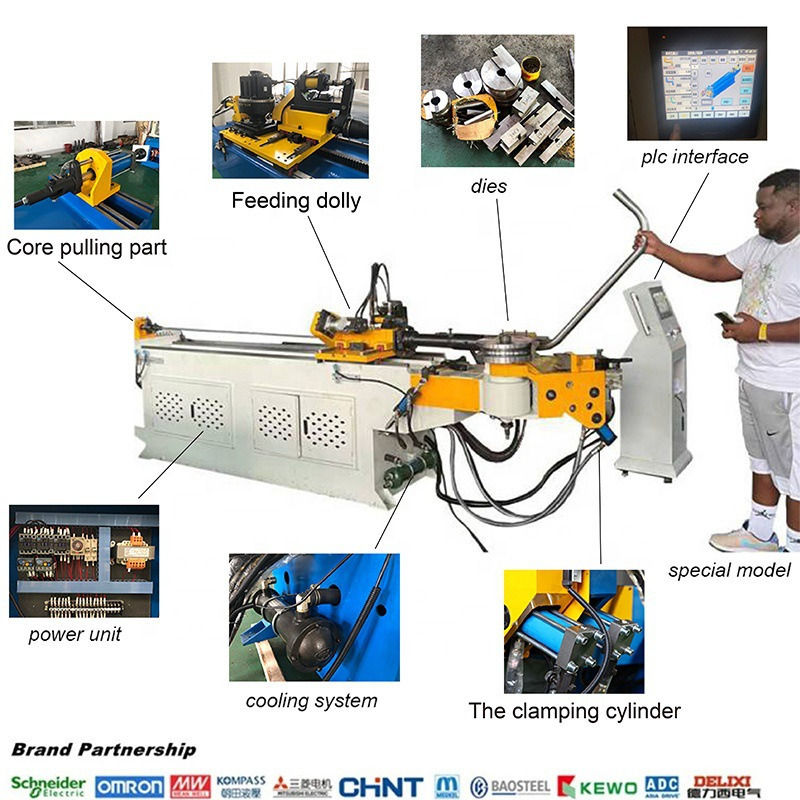 Thumbnail: Electric Tube Bender Stainless Steel Pipe Bending Metal Bend Hine Price from Chi