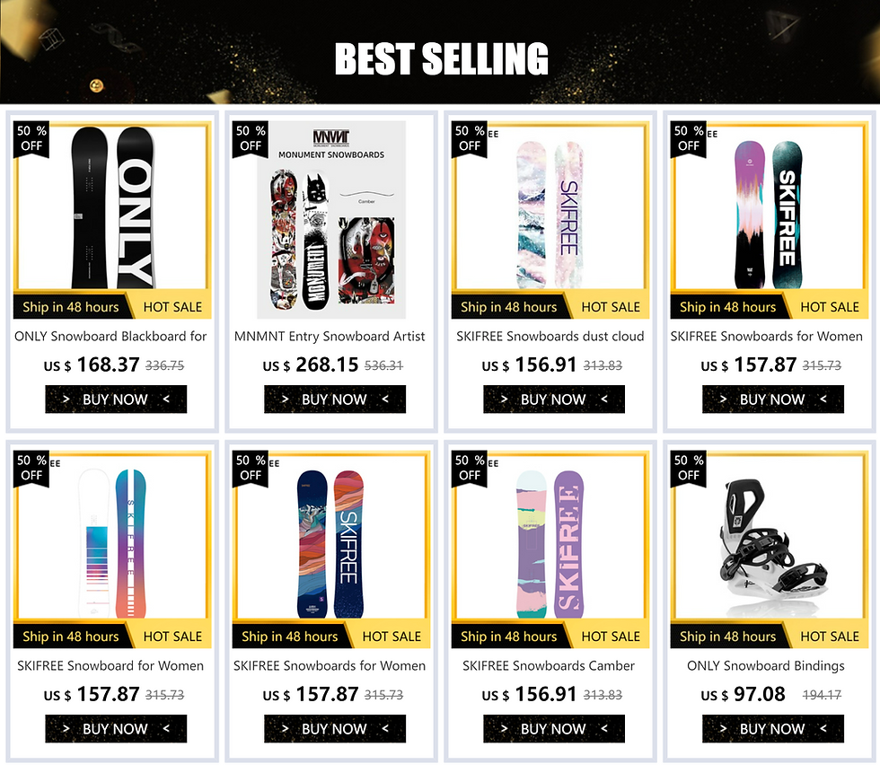 Thumbnail: TERROR SNOW-All Mountain Freestyle Snowboard Set for Men and Women Professional 