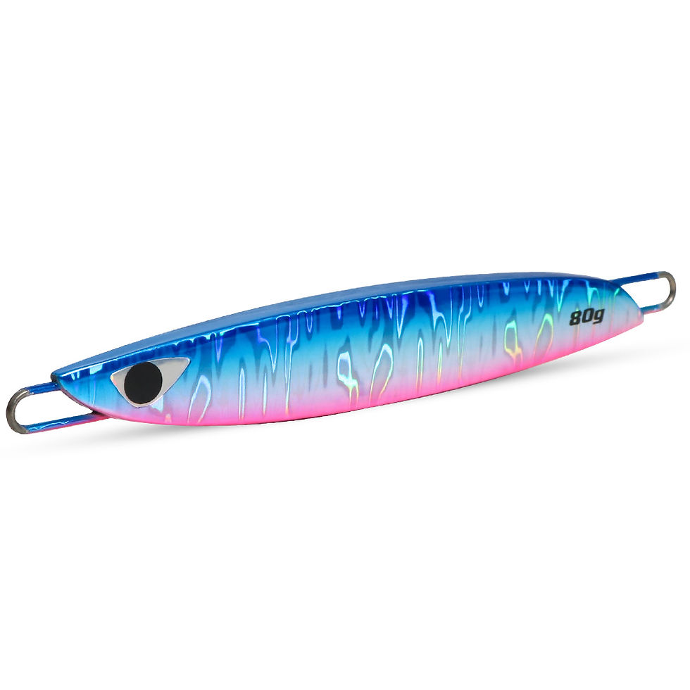 Thumbnail: CASTFUN 40g 60g 80g Saltwater Fishing Lure Metal Jigs Slow Pitch Jigs Sea Fishin