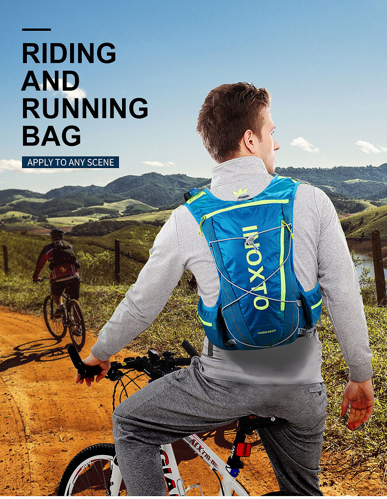 Thumbnail: running hydrating vest backpack 8L, cycling hydrating backpack hiking marathon h