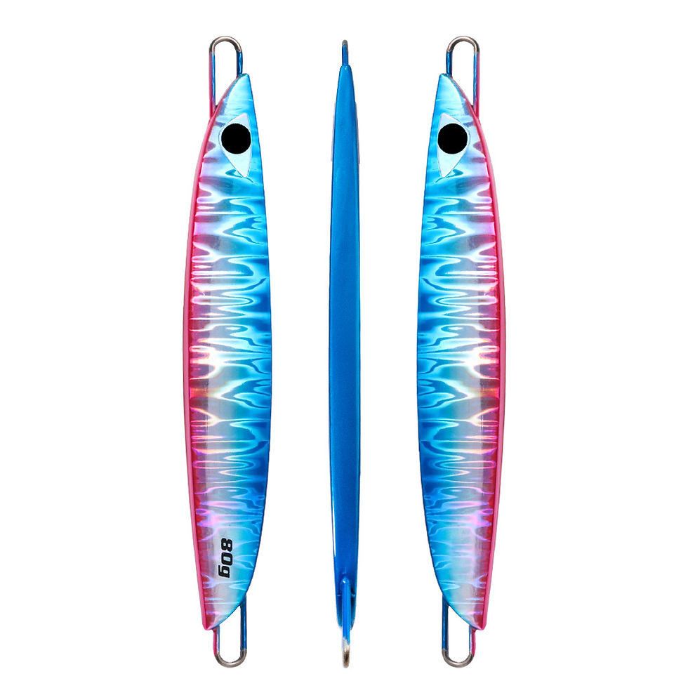 Thumbnail: CASTFUN 40g 60g 80g Saltwater Fishing Lure Metal Jigs Slow Pitch Jigs Sea Fishin