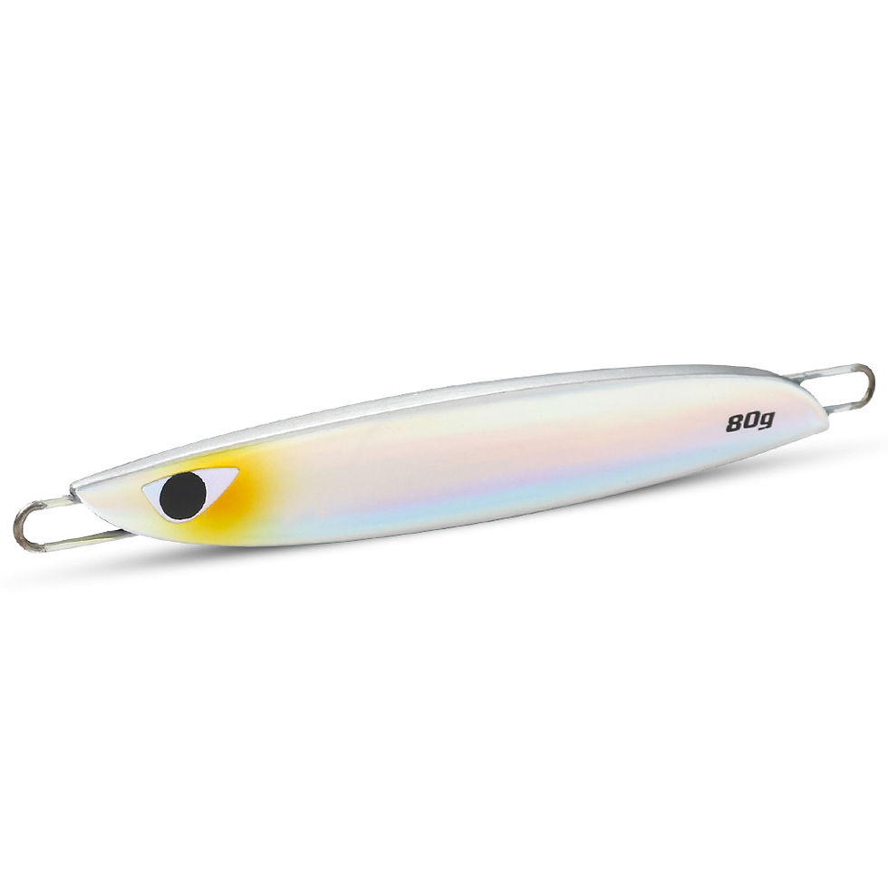 Thumbnail: CASTFUN 40g 60g 80g Saltwater Fishing Lure Metal Jigs Slow Pitch Jigs Sea Fishin