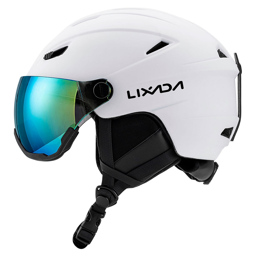 Thumbnail: LIXADA Integrated Ski Helmet Men and Women Snowboard Helmet with Removable Visor