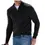 Thumbnail: Men's Autumn Solid Color Jumper Half Zipper Casual Sweater Slim V-neck Long Slee