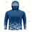 Thumbnail: Huk Camouflage Fishing Hoodie Shirts with Mask UV Neck Gaiter Fishing Clothing M