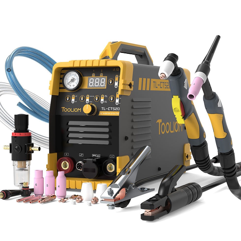 TOOLIOM 3 in 1 Cut/TIG/MMA Welder 50A Air Plasma Cutter 200A TIG and 200A Stick 