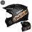 Thumbnail: New Motorcycle Helmet Vintage Casque Moto Black Warrior Combination Helmet Full 